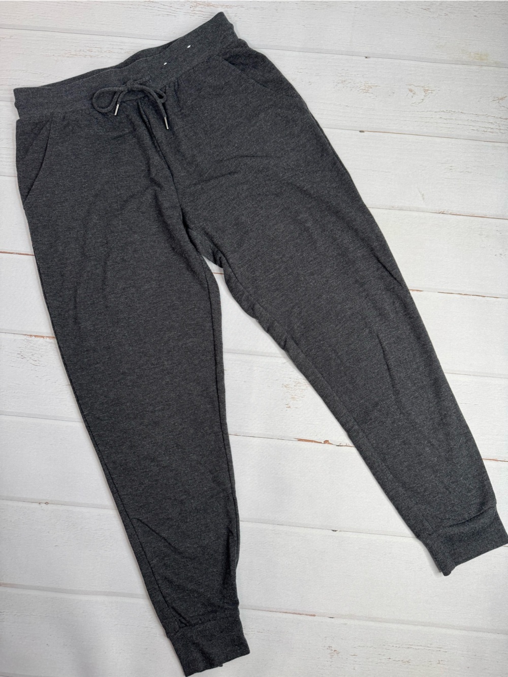 Stars Above Beautifully Soft Fleece Jogger Sweatpants Gray Size Small
